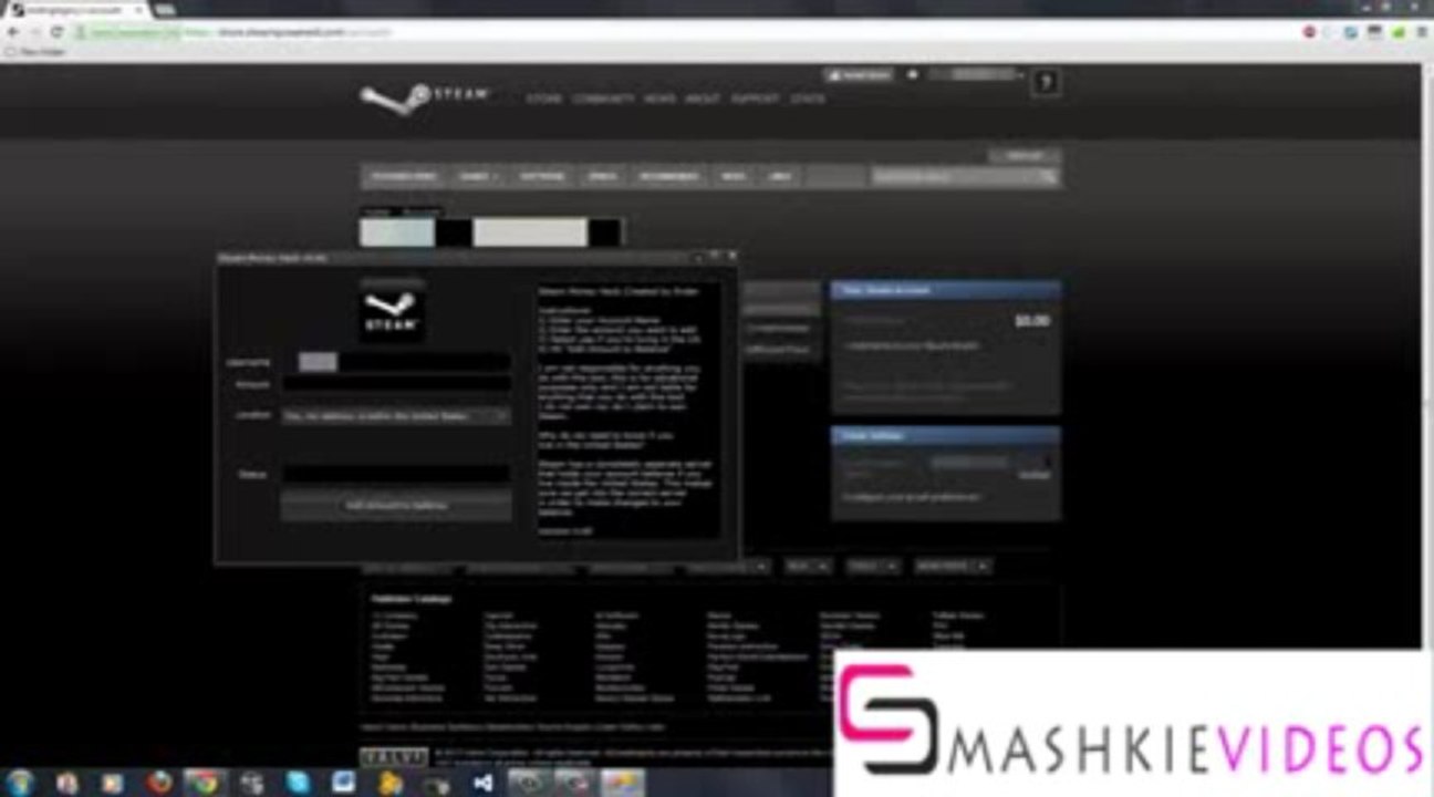 steam wallet hack 2013 June - v4 65 Latest Update Released June 2013]