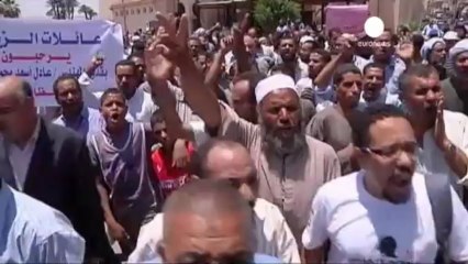 Luksor'a atanan vali vilayeti sokaklara döktü