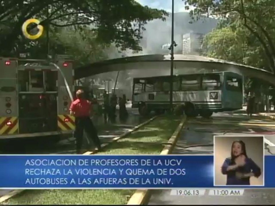 Asociación de profesores rechaza violencia en la UCV