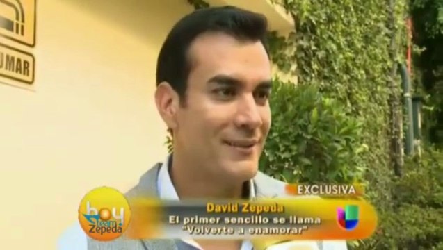 David Zepeda @davidzepeda1 ya tiene fecha y lugar para el lanzamiento de su disco