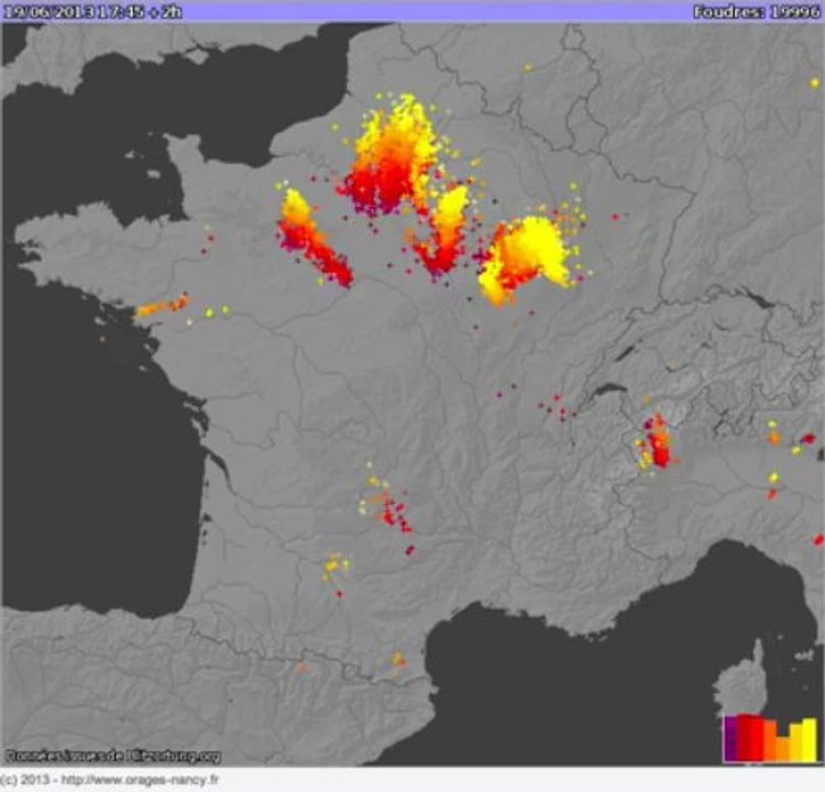 Orages du 19/06/2013
