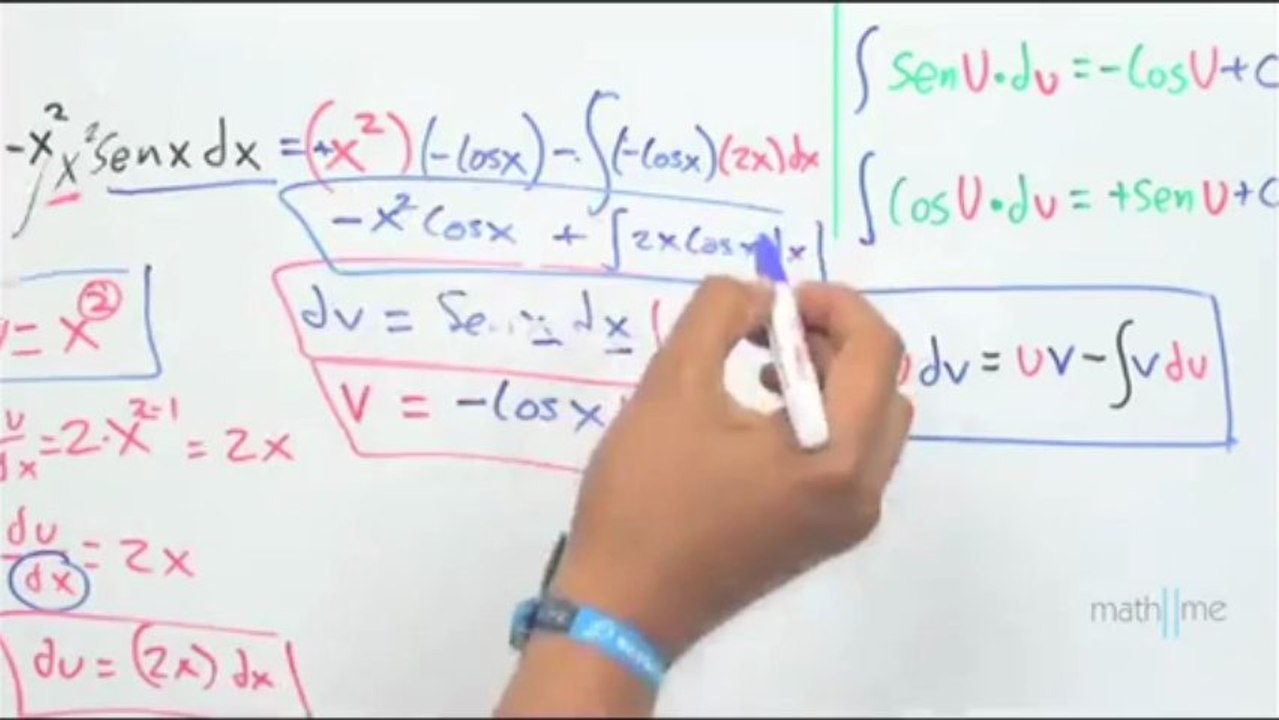integrar x^2-senx