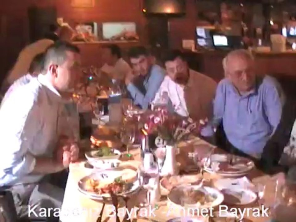 Kaymakam Mahmut Ağbal'a veda yemeği