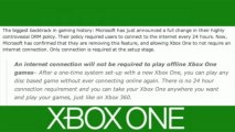 XBOX ONE CHANGES ITS DRM POLICY! PS4 - VS - XBOX ONE BATTLE EVENS!