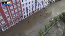 Inondations à Lourdes: les dégâts vus du ciel grâce au drone BFMTV - 20/06