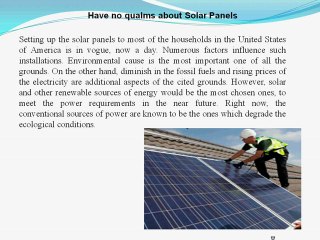 American Solar Solution makes things easy