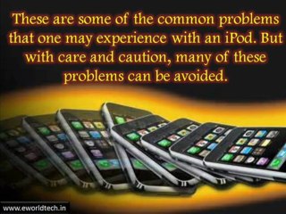 Know the Most Common iPod Repairs