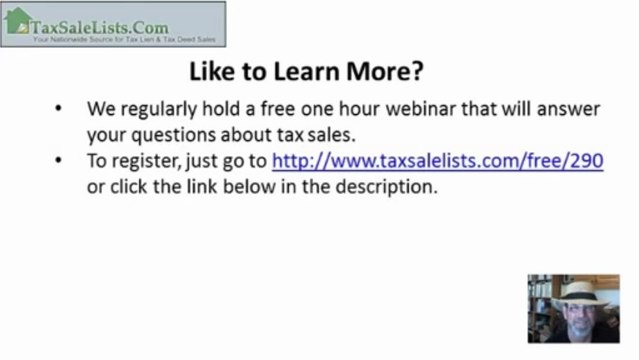 How To Compete With Big Institutional Buyers - Tax Sale Investing