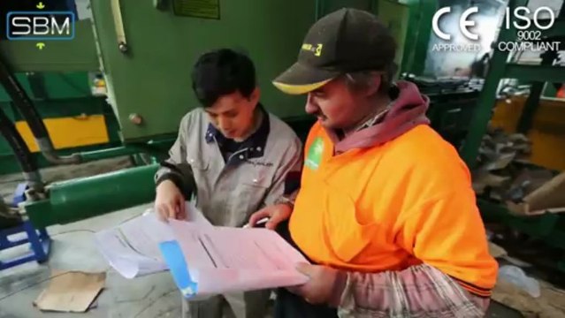 SINOBALER - Fully Automatic Horizontal Baler, Auto-tie Baling Machine, Automatic Cardboard Baler