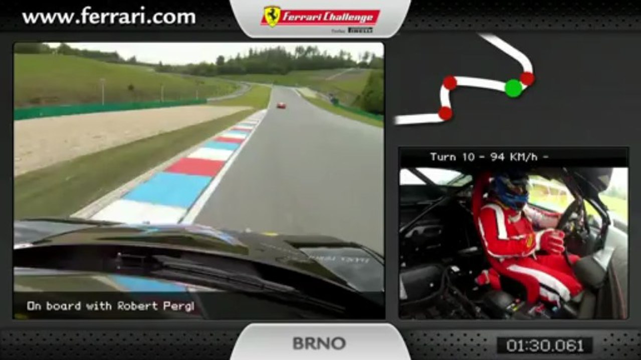 Autosital - Ferrari Challenge Trofeo Ferrari - Tour embarqué du circuit de Brno