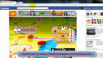 Candy Crush Saga Cheats Free 100 lives