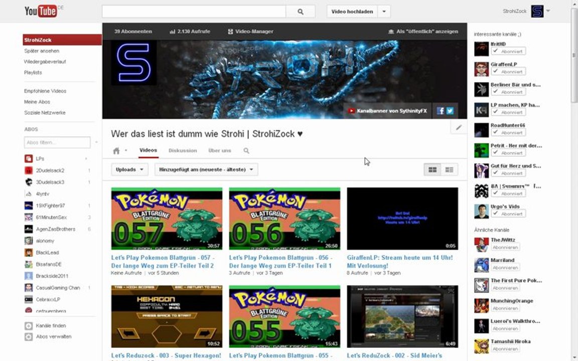 Infovideo 20.06.2013 - dailymotion, LP-Engpass, Abi, neue Projekte, neue Beschreibung, Don't Starve!