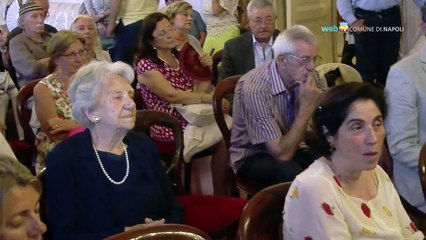 Napoli - Lo scultore Antonio Borrelli dona un'opera alla città (19.06.13)