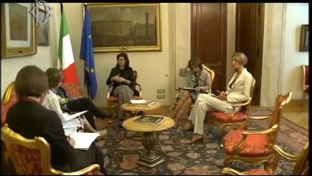 Roma - Camera. Boldrini riceve Giammarinaro (Osce) (17.06.13)
