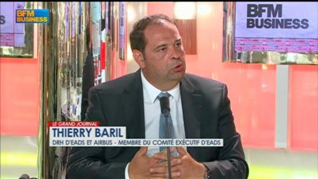 T.Baril, DRH d'EADS et Airbus et M.Aïach, PDG d'Acadomia dans Le Grand Journal - 18 juin 2/4