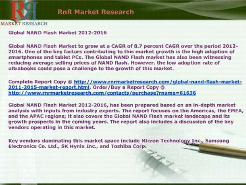DRAM and NAND Flash Market