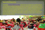 Novel ways to celebrate birthdays with birthday party package