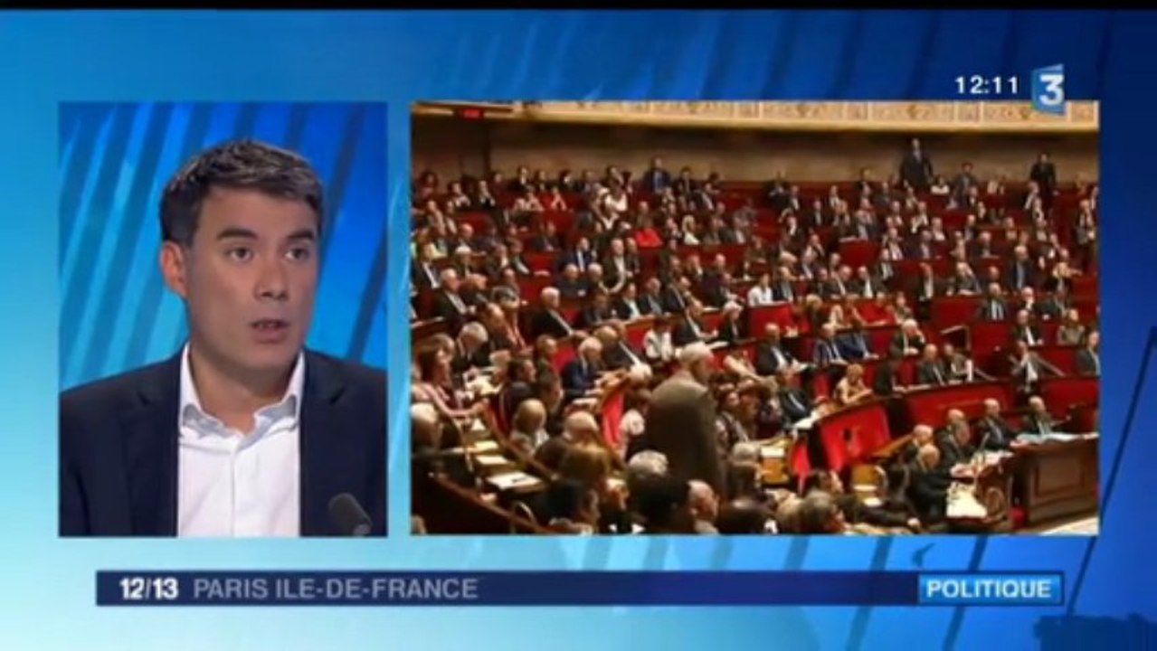 20/06/13 Olivier Faure invité du JT de France 3  Ile-de-France