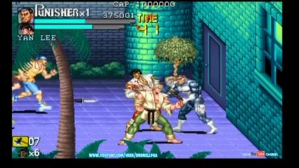 The Punisher Arcade Game 1993 Gameplay