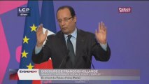 Evénements - Discours de François Hollande en ouverture de la 