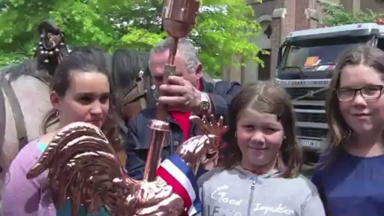 Feignies : Un nouveau coq sur le clocher