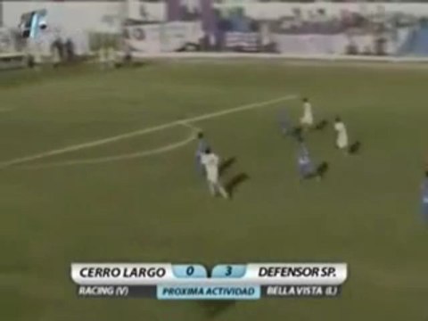 Diego Rolan. 0-3 Cerro Largo 0-3 Defensor Sporting (1er gol torneo)