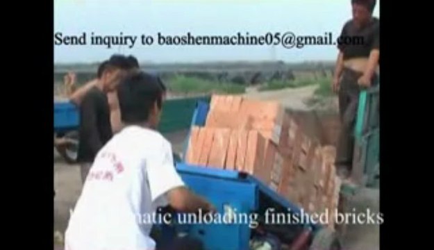 Машина обжига кирпича