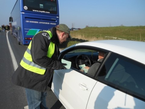 Manifestation au Mont Saint Michel contre les nouveaux tarifs de stationnement