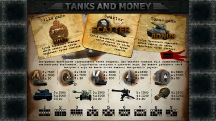 Слот-автомат Tanks&Money