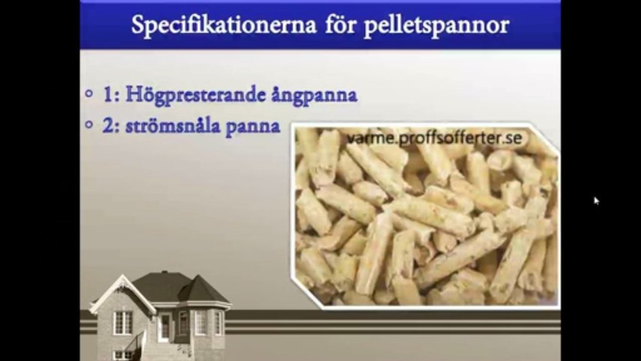 Pelletspanna och pelletsbrännare