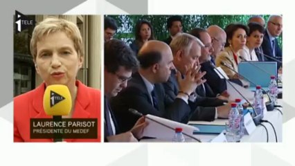 Laurence Parisot sur les retraites : "réfléchir à l'horizon 2040"