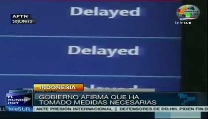 Bruma originada por incendios retrasa vuelos en Indonesia