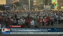 Nuevas protestas pacíficas en las principales ciudades de Turquía