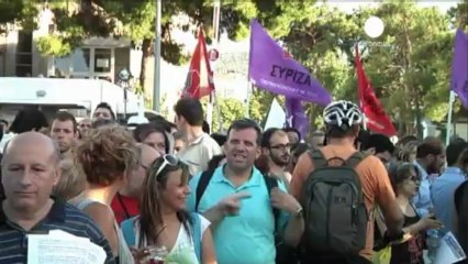 Greece party leaders try again to break impasse over ERT