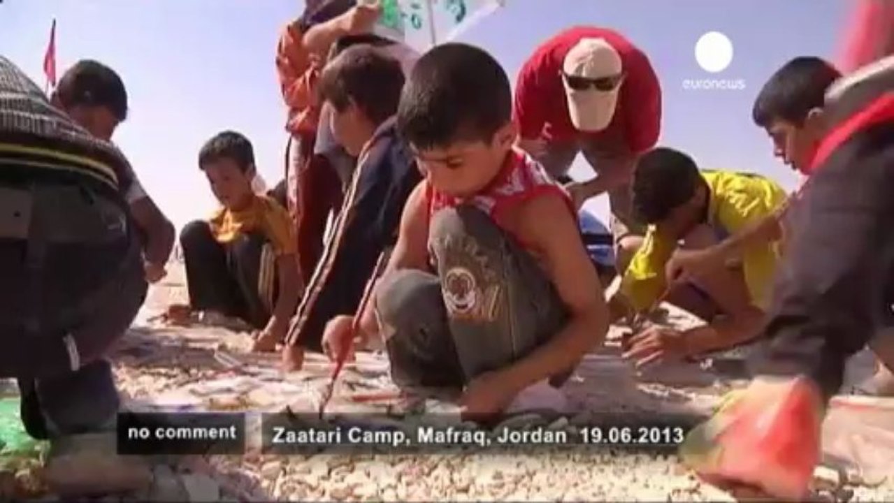 Les enfants syriens et leurs cerfs-volants... - no comment