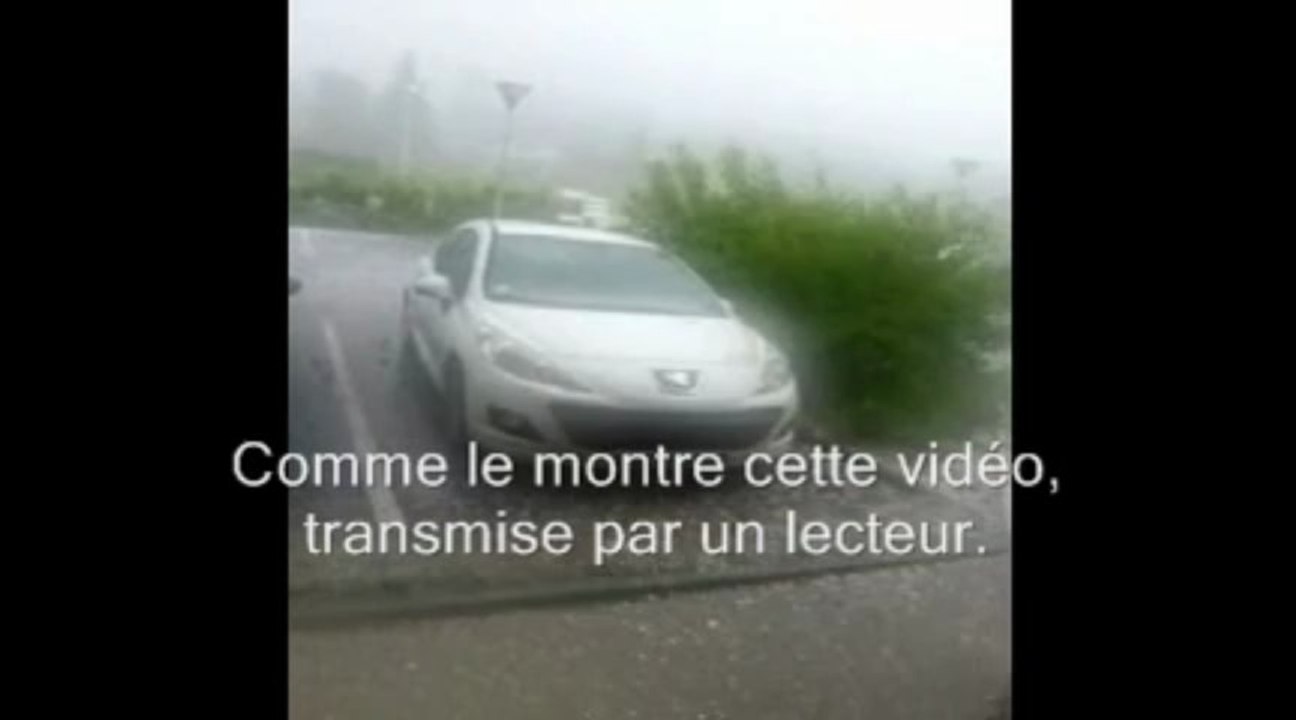 Grele Saint-Felix (74) jeudi 20 juin 2013