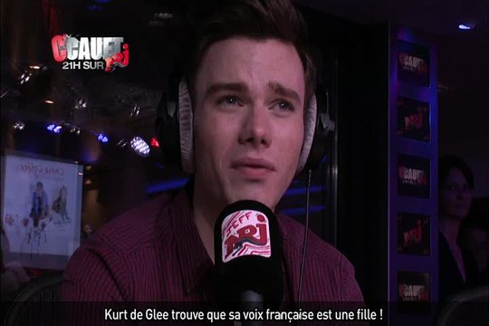 Kurt de Glee trouve que sa voix française est une fille !