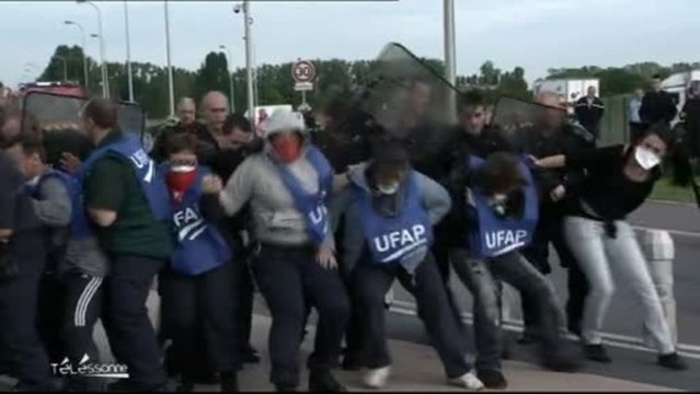 Prison : Manifestation à Fleury-Mérogis