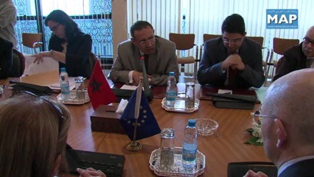 M. Amrani reçoit une délégation du groupe socialiste Européen