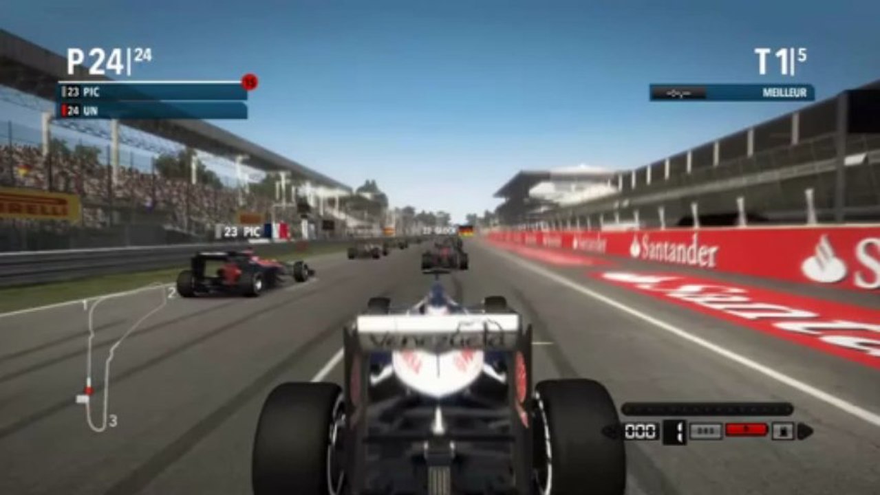 Video Découverte de la demo de F1 2012 (PS3)