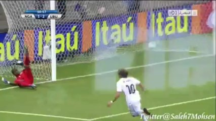هدف الأوروغواي الثاني فورلان - نيجيريا ضد الأوروغواي