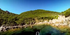Propriano Timelapse Boat trip Ballade en bateau en Corse du sud en Mer dans le Golf du Valinco