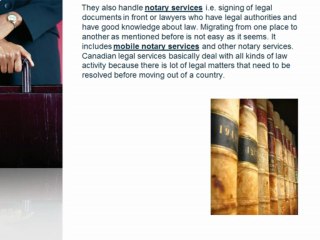 Canadian legal services offer online assessment which is more convenient