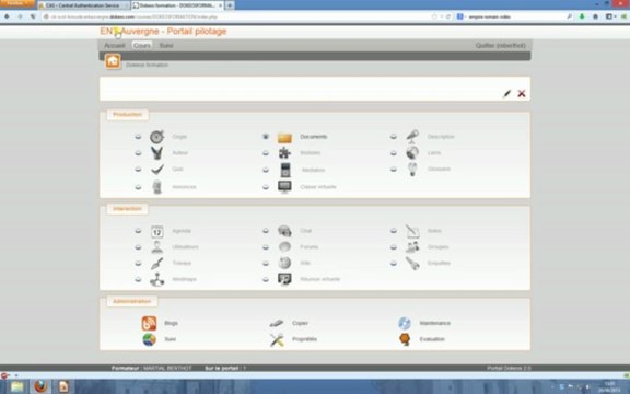 Créer une page web dans Dokeos (tutoriel)