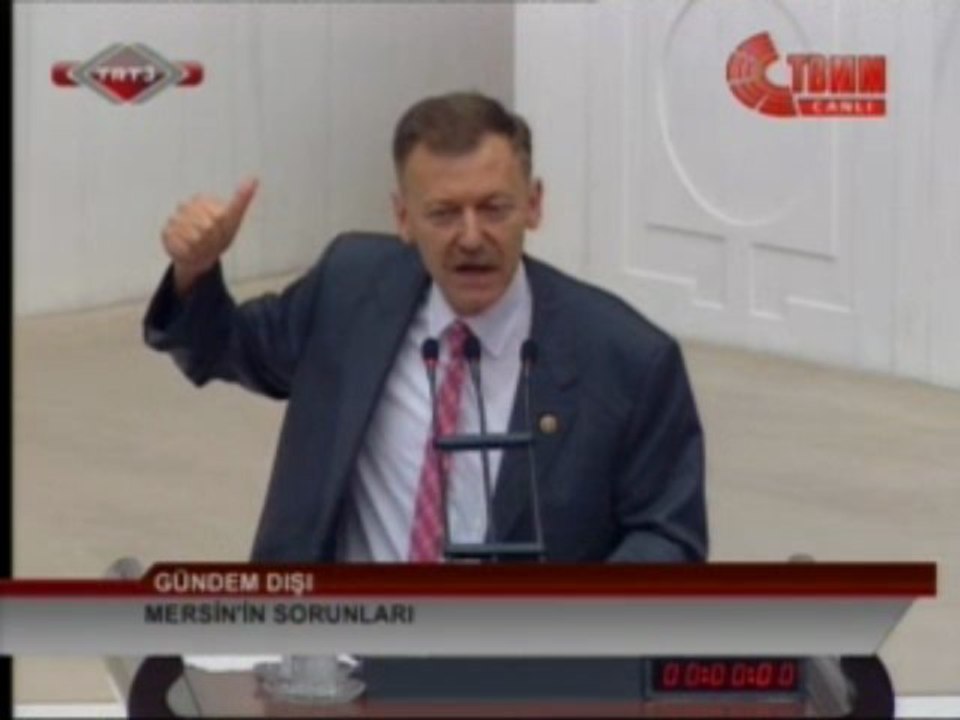 Atıcı, Mersin'in en önemli sorunlarını Meclis kürsüsünden dile getirdi