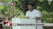 Rahul Gandhi : Aadhaar Card & Food processing units will change Amethi for ever