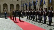 Roma - L'arrivo del Primo Ministro del Belgio, Elio Di Rupo (20.06.13)