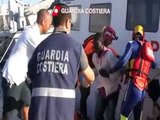 Lampedusa (AG) - Sbarchi di clandestini (19.06.13)