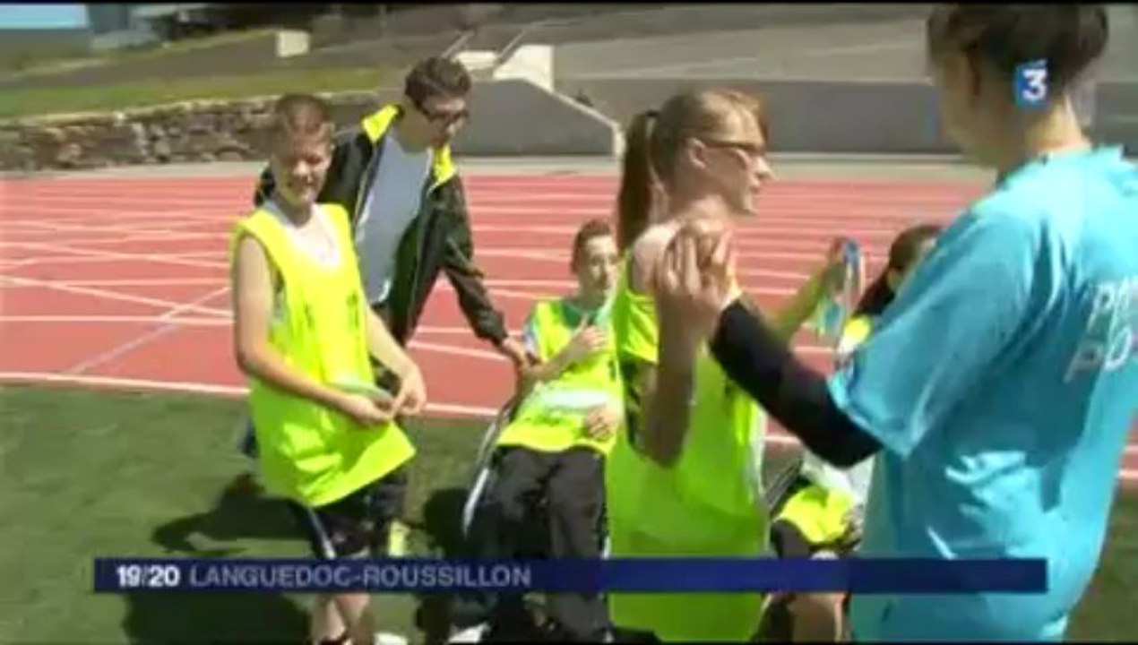 Reportage FR3 sur le CF de sport partagé à Montrodat