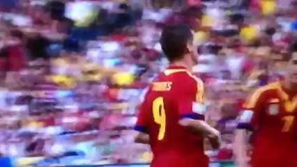 espagne vs tahiti (10-0) les buts  david villa et torres